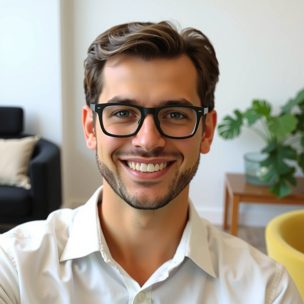 Portrait of Mark Jenkins, co-founder and operations director at Glowvexa.